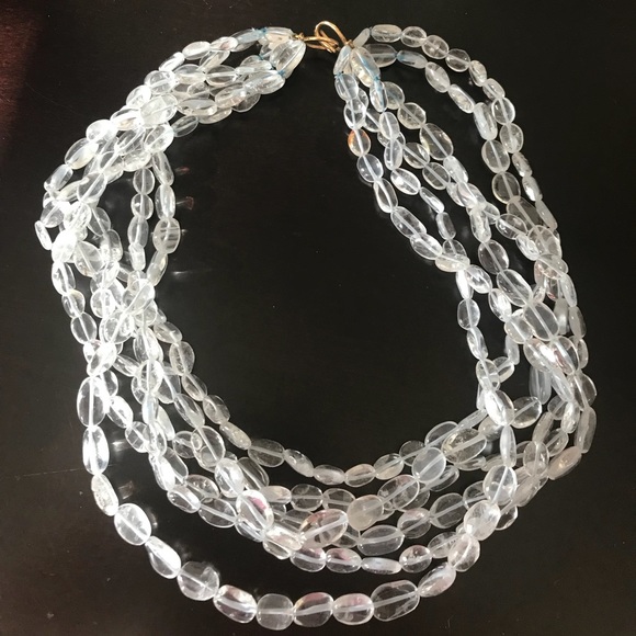 Jewelry - Vintage Clear Stone Necklace